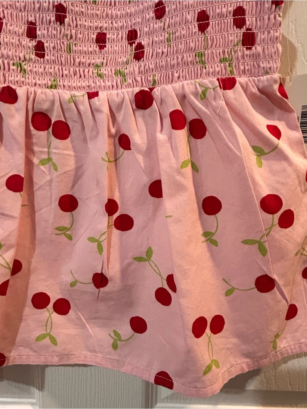 Gymboree Girls Simple Pink Cherry Print Top - Size 8